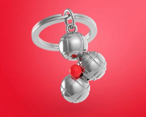 Porte-clés Metalmorphose - Porte-clés Boules de pétanque