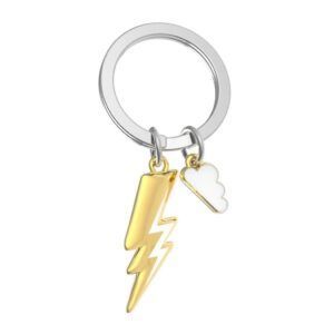 Porte-clés Metalmorphose foudre