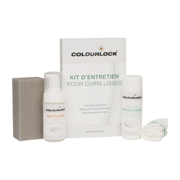 KIT D’ENTRETIEN COLOURLOCK POUR CUIRS LISSES AVEC LOTION PROTECTRICE